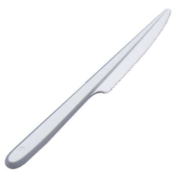 CUCHILLO BLANCO PS /100UD