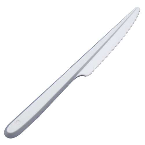 CUCHILLO BLANCO PS /100UD