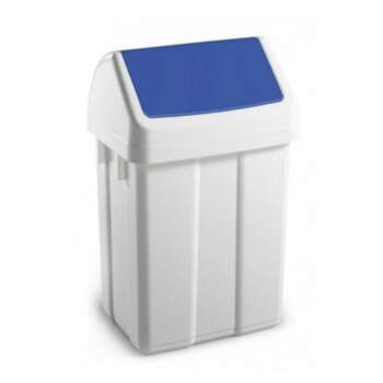 PAPELERA BASCULATE 55 LITROS AZUL