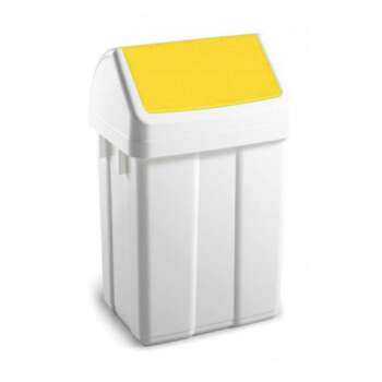 PAPELERA BASCULATE 55 LITROS AMARILLO