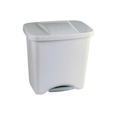 PAPELERA PEDAL BCO 50L BLANCA