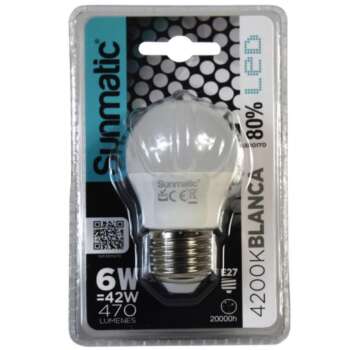 BOMBILLA LED CLASIC 6W 470LUM BLANCA