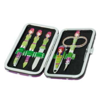 ESTUCHE MANICURA 5 PZS.COLORES
