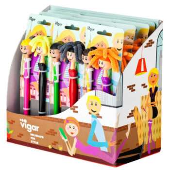 SET BOLIGRAFOS DOLLS PAREJA SURT.12UD