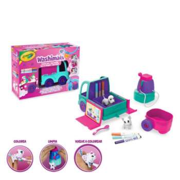 JUEGO EDUC.CRAYOLA WASHANIMAL CAMION