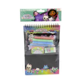 SET GABBY´S DOLLHOUSE CUADER TAPA PIZ