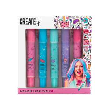 TIZAS CREATE-IT PARA CABELLO /5PCS