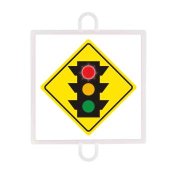 PANEL DE SEÑALIZACIÓN TRÁFICO DE ADVERTENCIA Nº 1 (SEMÁFORO ROJO)