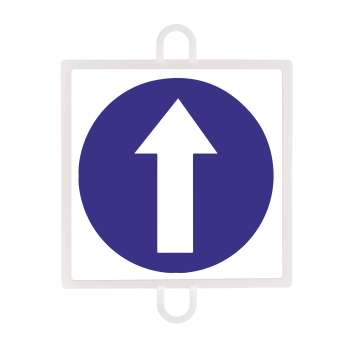 PANEL DE SEÑALIZACIÓN TRÁFICO DE OBLIGACIÓN Nº 1 (SENTIDO)