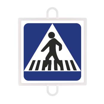 PANEL DE SEÑALIZACIÓN TRÁFICO DE INDICACIÓN Nº 3 (PASO PEATONES)