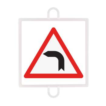 PANEL DE SEÑALIZACIÓN TRÁFICO DE PELIGRO Nº 12 (CURVA IZQUIERDA)